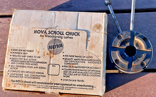 Nova scroll chuck - chuck, 1/2"x6