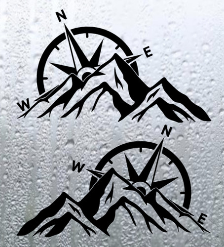 Large compass mountain - compass,