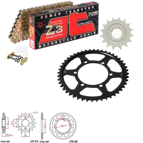 Klx650 chain and - c1-c4,