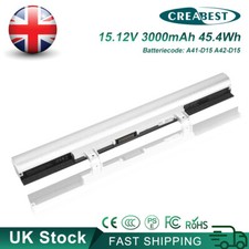 15.12V 3.0Ah A31-D15,A32-D15,A42-D15 Battery For Medion Akoya P6670 E6421 E6415