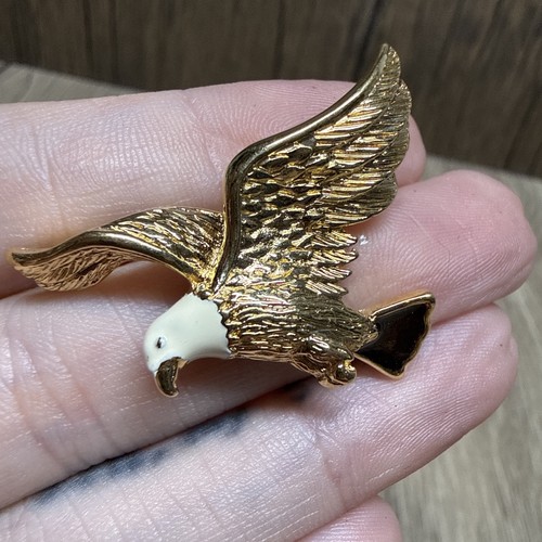 Vintage eagle brooch - vintage, by