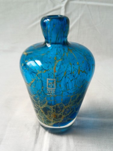 Mdina glass perfume bottle - mdina,