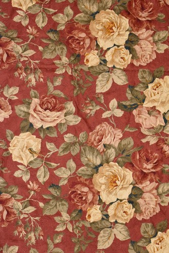 Vtg richloom cabbage rose - richloom,