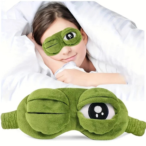 Frog sleep mask plush - sleep,