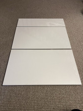 B&Q Kitchen Kit White Matt Slab Drawer Fronts Only 500mm