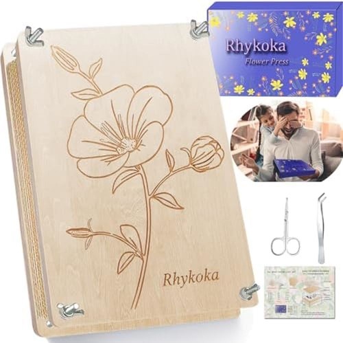 Large flower press - flower, for
