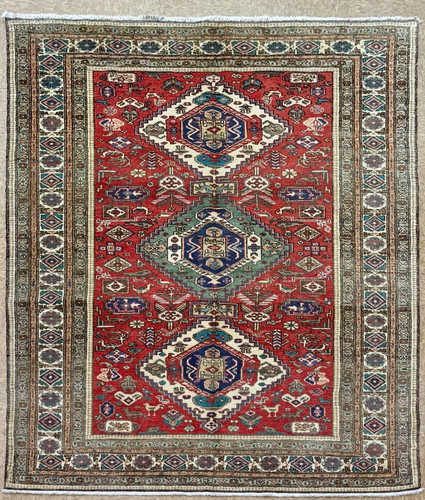 Vintage ardebil rug 5x7 - vintage,