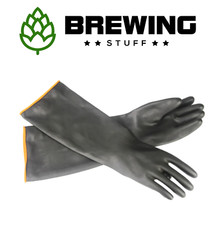 Brewing Gloves - Heavy Duty 55cm Long Beer Cleaning Brewing Home Brew Bar Keg 