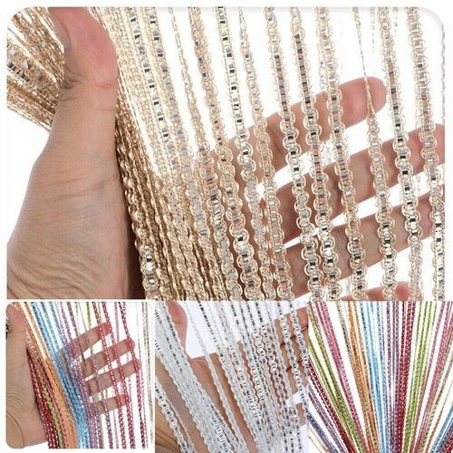 Hanging beaded curtains - beaded, string