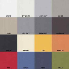 Plain Replacement Vertical Blind Slats Louvres - Made To Measure