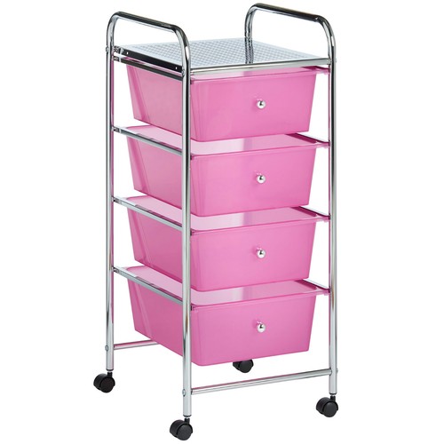 Vonhaus pink drawer make up - pink, 4
