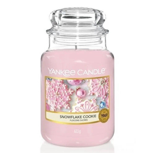 Yankee candle snowflake cookie - candle,