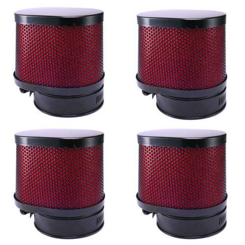 56mm air filter black - 4x,