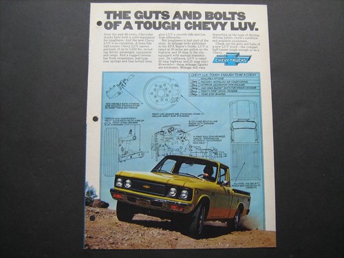 1977 chevrolet luv pickup - luv,
