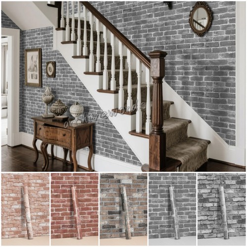 Grey brick stone wallpaper - 3d,