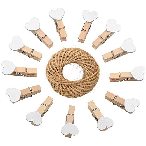100pcs heart wooden - heart,