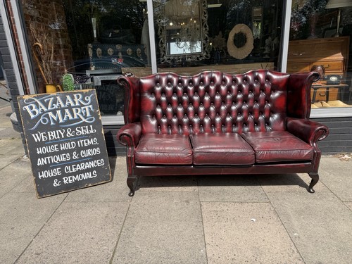 Vintage oxblood queen anne - oxblood,