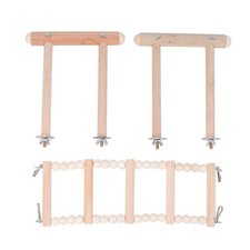  Parrot Perch Swing Accessories Bird Swings for Parakeets Play Gym