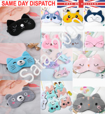 Children Kids Sleeping Cute Eye Mask Unicorn Travel Sleep Women Blindfold  UK