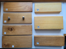 Wooden display stands with