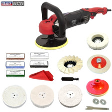 Car Sander Polisher Metal Polishing Machine Handheld Kit Variable Speed 1400W