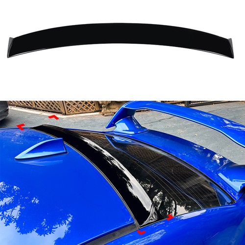 Rear roof window - rear, spoiler