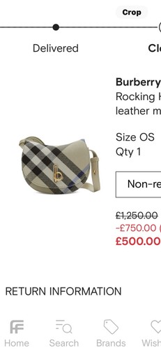 Burberry rocking horse leather - horse,