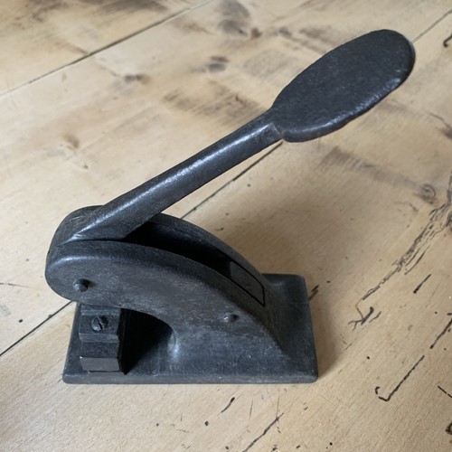 Antique embossing stamp press - antique,