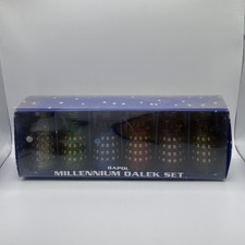 Doctor Who Dapol Figure Bundle Classic - Gold Dapol Millennium Dalek Glitter Set