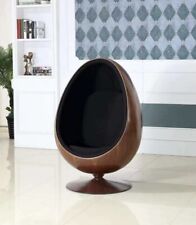 Pod Egg Chair Walnut Wood