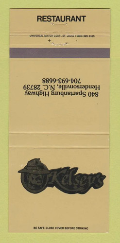Matchbook cover kelsey - matchbook,