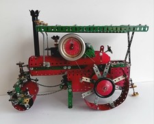 Meccano Steam Roller - Meccano Display Steam Engine. Meccano Model Steam Roller