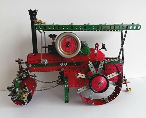 Meccano steam roller - meccano,
