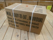 Sealed case of 12 x MRE Ration