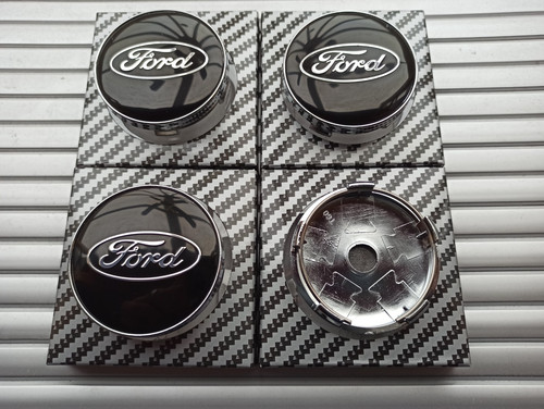 Set black ford 60mm alloy - ford,
