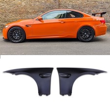 FRONT FENDERS M3 STYLE PRIMER FINISH PAIR UPGRADE FOR BMW 3 SERIES E92 2005-2013