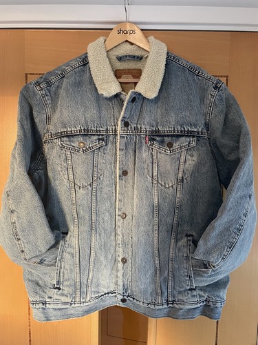 Levi sherpa denim trucker - levi's,