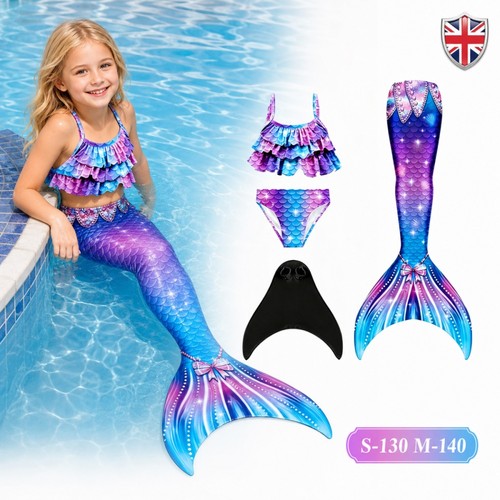 Kids mermaid tail with monofin - mermaid,