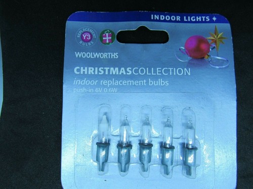 Woolworths xmas bulbs 0 6w - woolworths, 6v