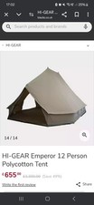 HiGear 12 Man Emperor Tent And