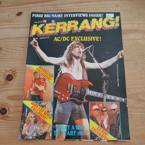 Kerrang magazine issue 111 - kerrang,