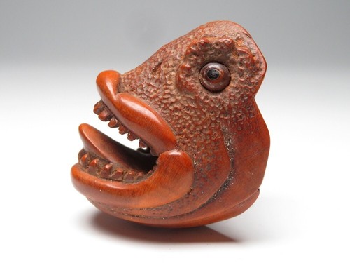 Japan antique netsuke wood - japan,