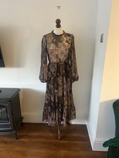 Zara Ruffled Boho Maxi Dress