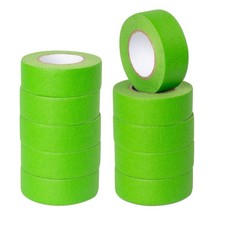 10 Pcs Green 24mm Low Tack Painters Masking Tape, Frog Tape for Painting Artists