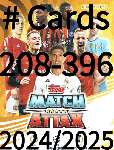 Cards 208 396 - -, attax