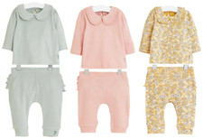 BILLIE FAIERS RUFFLED TOP AND RIBBED JOGGERS OUTFIT 6-9MTHS - New