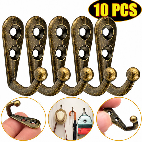 10x coat hooks - 10x, vintage