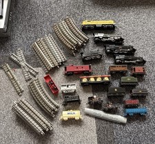 Large Joblot of Triang Train Locomotives, Track, Carriages and Parts  Untested