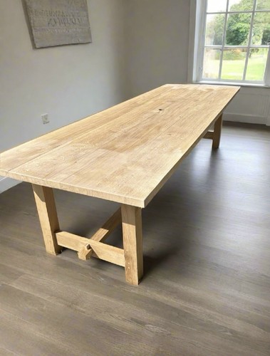 Oak farmhouse tables - farmhouse, tables.