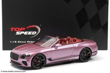 Top Speed - 1:18 Bentley Continental GT Convertible Passion Pink - Limited Ed...